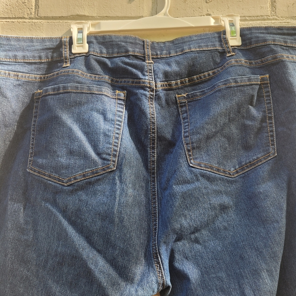 Torrid Skinny Jeans Dark Wash Mid Rise Plus Size Size 26 Short - Picture 12 of 13